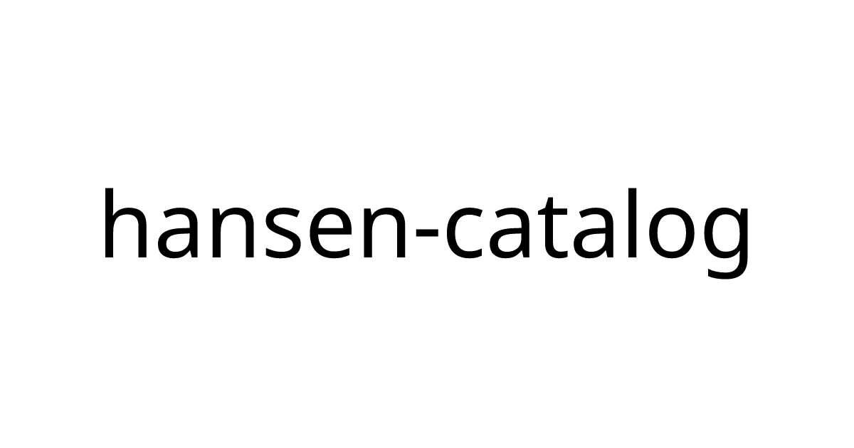Hansen Catalog TM Forum ODA Component Directory